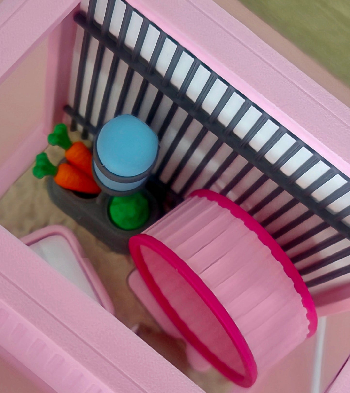 3D Printed Hamster Cage Diorama | Desk & Shelf Decor