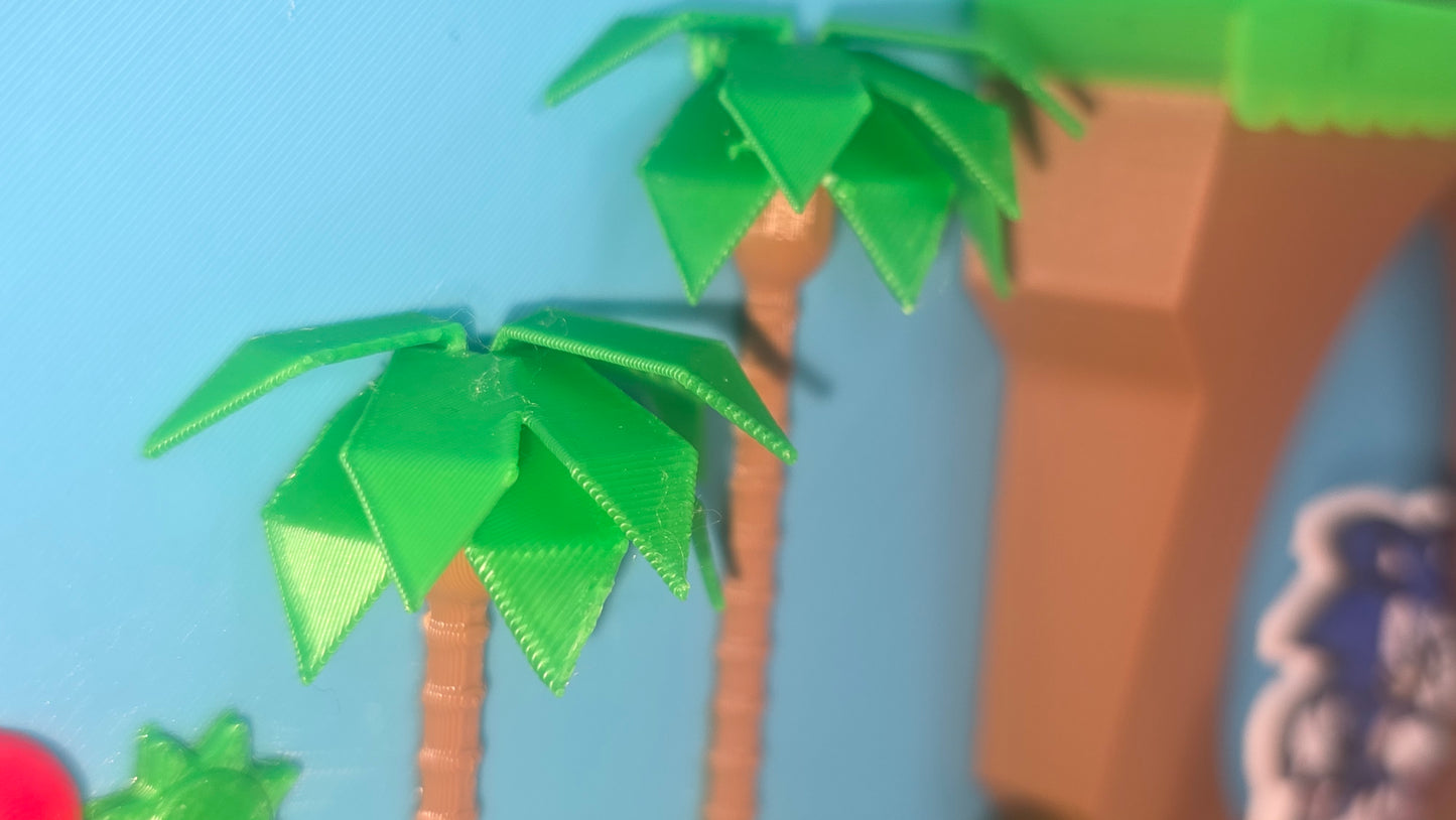 Sonic the Hedgehog Inspired Nintendo Switch Console Stand – 3D Printed Gaming Desk Display
