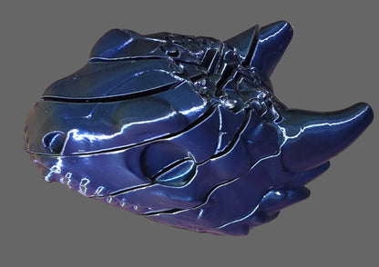 Articulated Dragon Skull Fidget – 3D Printed Gothic Desk Toy