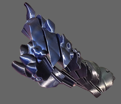 Articulated Dragon Skull Fidget – 3D Printed Gothic Desk Toy