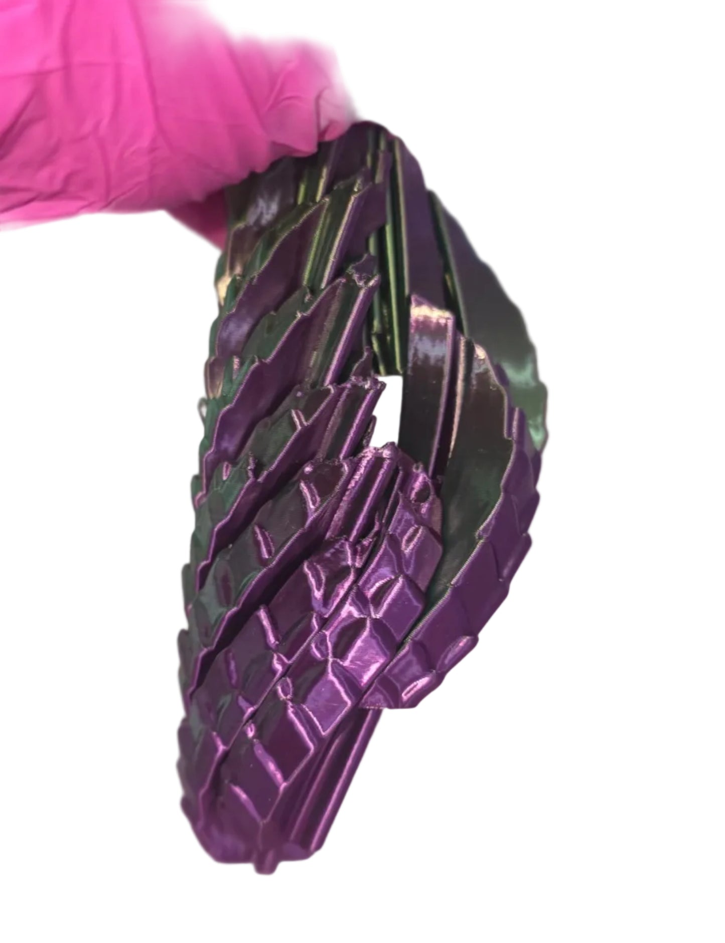 Articulated Dragon in Collapsible Fidget Egg