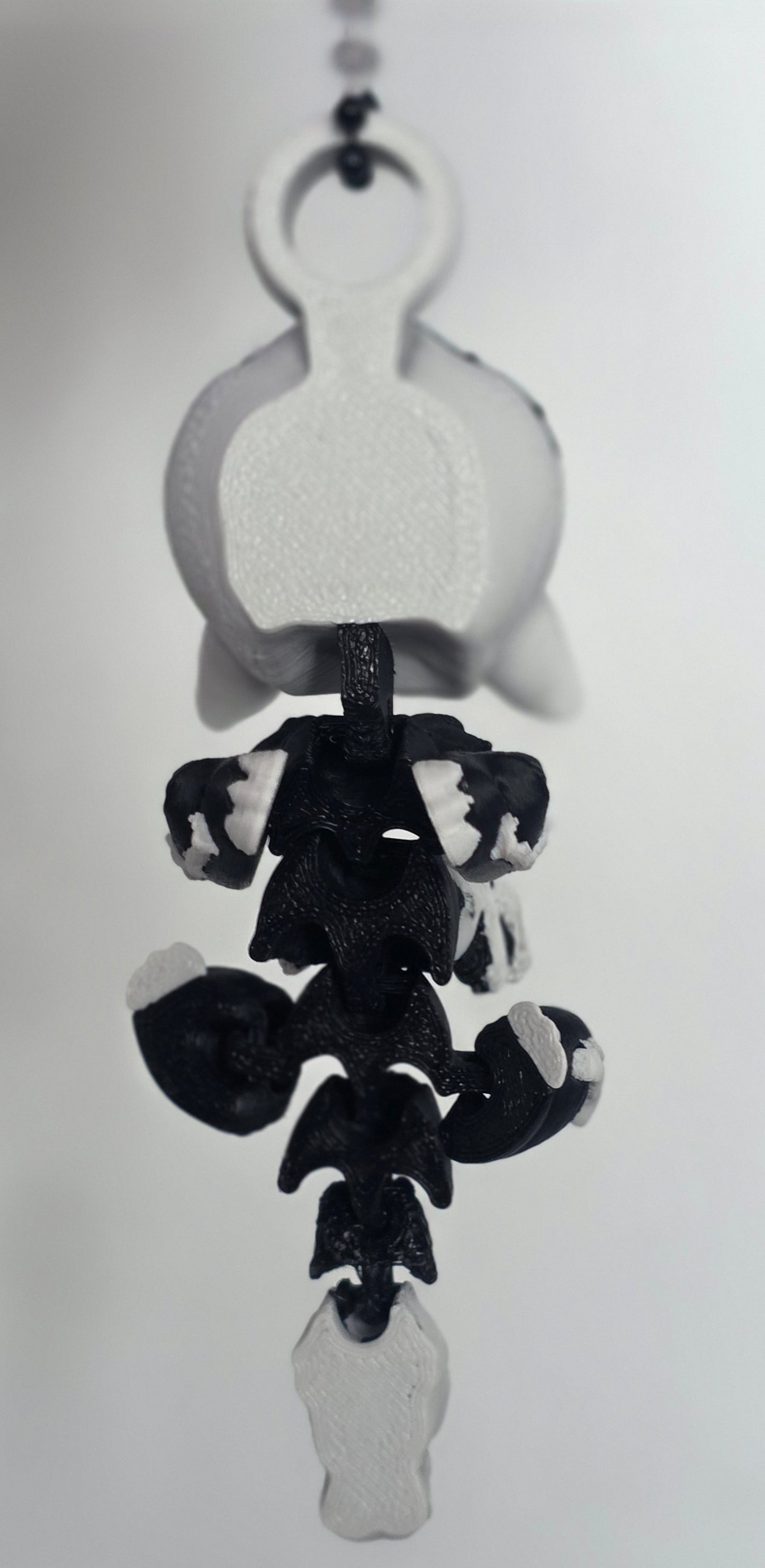 Articulated Skeleton Dragon Fidget Keychain
