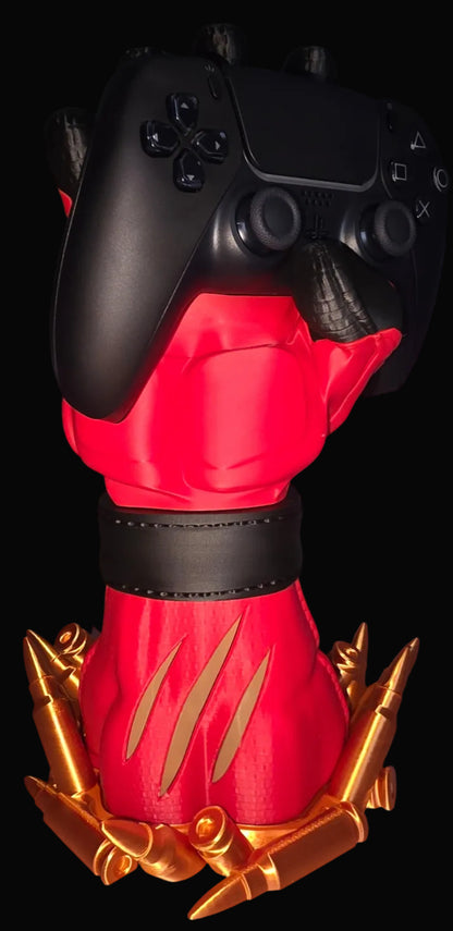Deadpool Inspired 3D Printed Controller Stand | PS5, Xbox & Pro Controller Holder