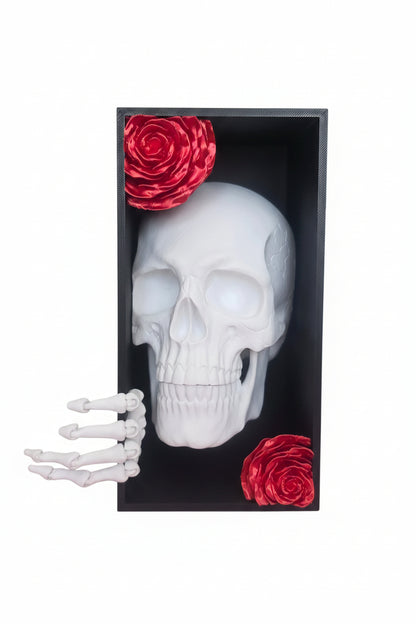 Skull & Roses Book Nook