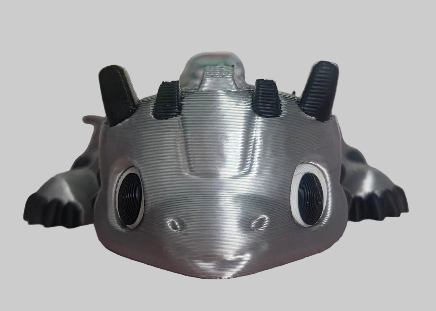 Articulated Gamer Dragon Fidget Toy with Mechanical Clicker Buttons – 3D Printed Sensory Desk Companion