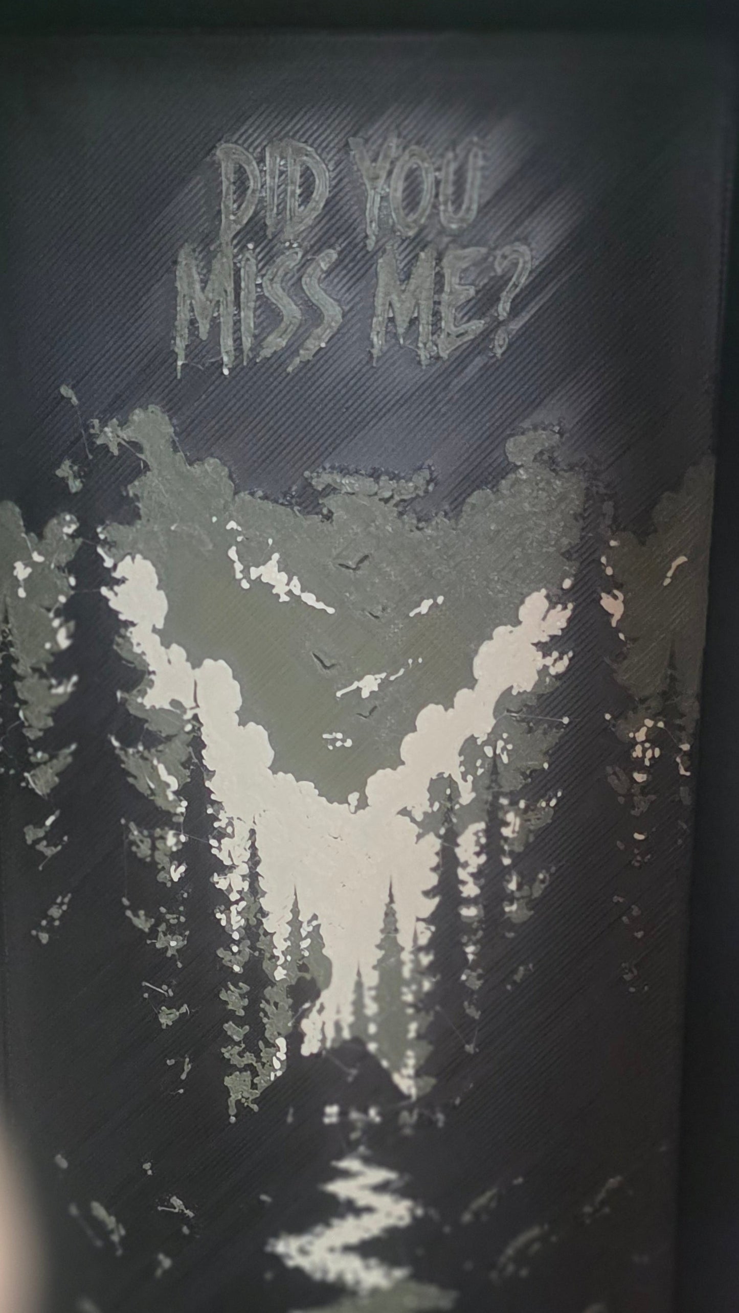 Ghostface Scream 3D-printed Book Nook "Did you miss me?"
