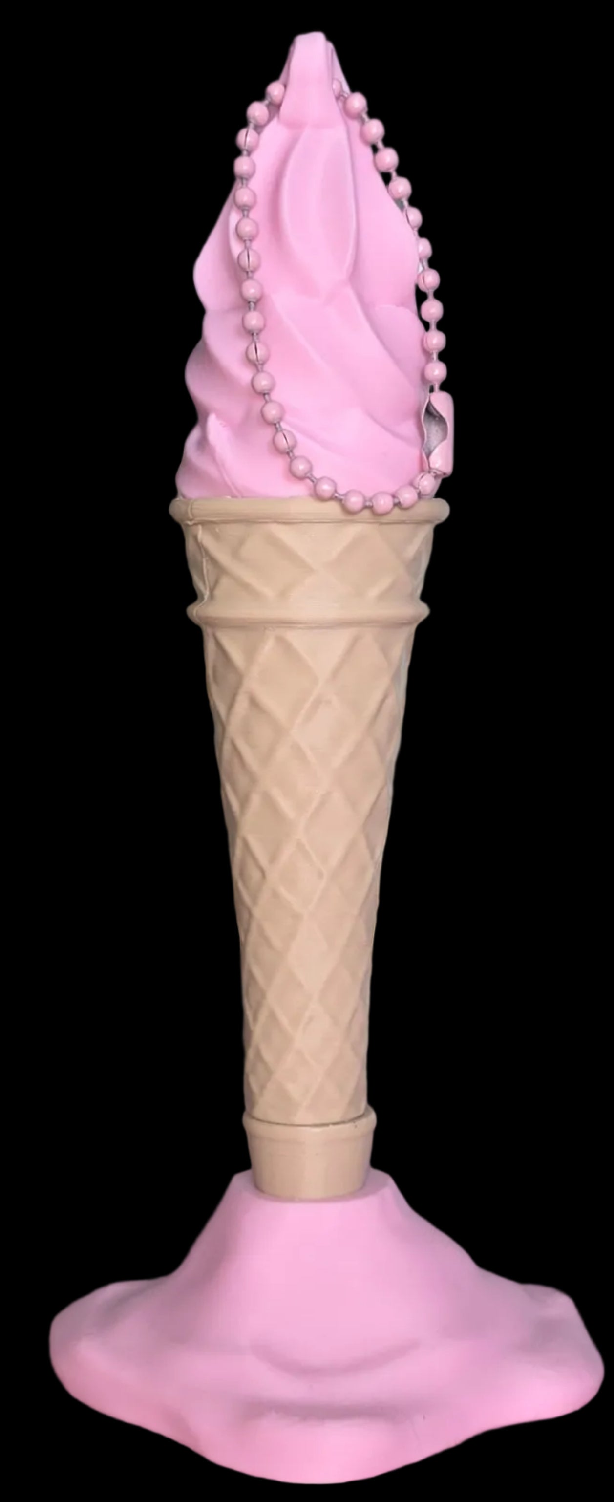 Melting Ice Cream Pen & Drip Desk Stand Set – Personalised 3D Printed Stationery Holder